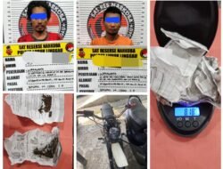 Dua Pria di Lubuk Linggau Ditangkap karena Kantongi 8 Gram Lebih Ganja