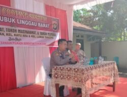 Menjelang Pilkada 2024, Kapolsek Linggau Barat Selenggarakan Kegiatan Cooling System