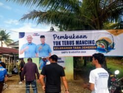 Yoppy Karim Hadiri Lomba Mancing Mania Streak