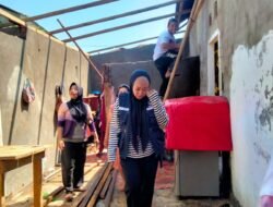 20 Rumah Rusak Akibat Angin Puting Beliung, NasDem Langsung Turun Beri Bantuan