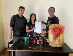 Gerebek Lapo di Tengah Kebun Sawit, Polsek Megang Sakti Polres Musi Rawas Amankan Pemilik Lapo