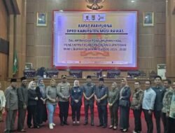 DPRD Mura Gelar Paripurna Penetapan Calon Bupati dan Wakil Bupati Terpilih