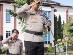 Kapolres Musi Rawas Pimpin Apel Kesiapsiagaan Bencana Asap Akibat Karhutlabun