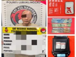 Sempat Lompati Jendela, Terduga Pelaku Peredaran Narkoba Diringkus Polres Linggau