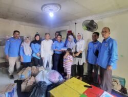 PWI Sumsel Serahkan Bantuan Korban Kebakaran 1 Ulu