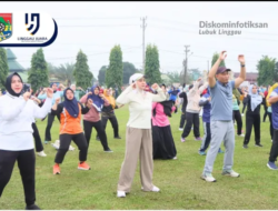 Wali Kota dan Jajaran Senam Bersama