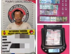 Diduga Edarkan Sabu Dirumah, Warga Cereme Taba Ditangkap Satresnarkoba