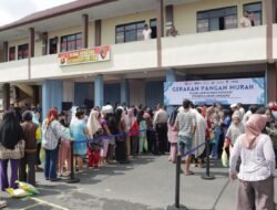 Kolaborasi Polres Linggau dan Bulog, 12 Ton Beras Ludes Terjual