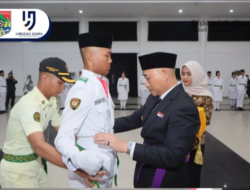 Wali Kota Linggau Kukuhkan 76 Anggota Paskibraka HUT RI ke-80