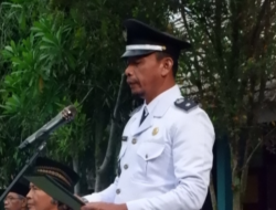 Gelar Upacara Bendera, Kades Suka Mulya Ajak Masyarakat Kenang Jasa Pahlawan