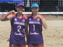 Konsisten dan Percaya Diri, Tim Voli Pasir Putri Lubuk Linggau Tundukkan Lahat 2:0