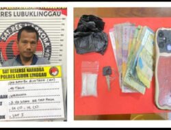 Berkat Laporan Warga, Polres Linggau Ringkus Pengedar Narkoba di Taba Pingin