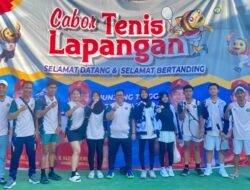 Tampil Dominan: Tim Tenis Putri Lubuk Linggau Melaju ke Semifinal Porprov Muba