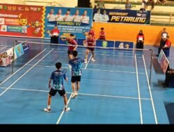 Tim Beregu Putra Bulutangkis Lubuk Linggau Raih Medali Perak di Porprov XV