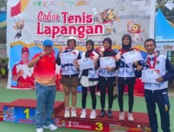 Tenis Lapangan Linggau Sumbang Perunggu di Porprov XV Sumsel