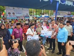 PLN Salurkan Bantuan Pasang Baru Listrik (BPBL) pada HUT Lebong ke-22