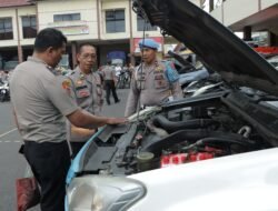 Nataru, Tim Supervisi Polda Sumsel Cek Logistik Polres Linggau