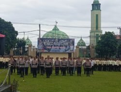 45 Tahun HUT Satpam: 236 Personel Gabungan MLM Lakukan Apel Akbar