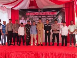 PLN ULP Pendopo Hadiri Peresmian Gapura Baru Koramil