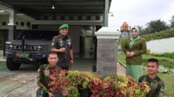 Brigif TP 88/KBK Tanam Bunga Pelangi, Gelorakan Kemandirian dan Cinta Lingkungan