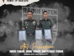 Prajurit Brigif Tp 88/KBK Raih Dua Penghargaan pada Launching Aplikasi Centurion-21