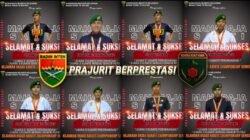 Prajurit Yonif TP 891/MS dari Brigif TP 88/KBK Borong Medali di Kejuaraan Karate Bengkulu