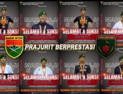Prajurit Yonif TP 891/MS dari Brigif TP 88/KBK Borong Medali di Kejuaraan Karate Bengkulu