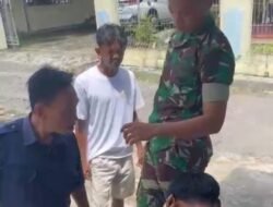 Maling HP Diamankan Prajurit BRIGIF TP88/KBK Saat Melarikan Diri di Bandar Jaya