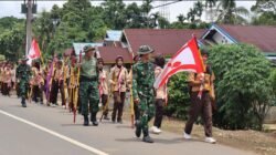 Perkuat Karakter Siswa, Personel Brigif TP 88/KBK Kawal Kegiatan Persami SMA N 11 Rejang Lebong