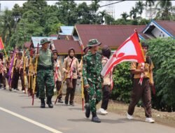 Perkuat Karakter Siswa, Personel Brigif TP 88/KBK Kawal Kegiatan Persami SMA N 11 Rejang Lebong