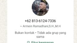 Nama Kasi Intel Kejari Linggau Dicatut, Ternyata Untuk Menakut-nakuti dan Minta Uang/THR