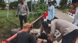 DPU-BM Musi Rawas Perbaiki Pagar Pembatas Jembatan di Desa Air Satan