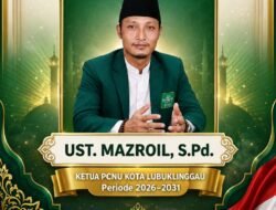 Hasil Konfercab VI, Ust Mazroil Resmi Pimpin NU Linggau