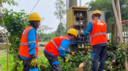 PLN ULP Tebing Tinggi Lakukan Standarisasi NH Fuse dan Pembersihan Area Gardu di Talang Gunung