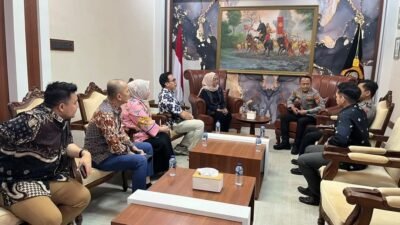 KAPOLRES LINGGAU TERIMA KUNJUNGAN PIMPINAN BANK MANDIRI
