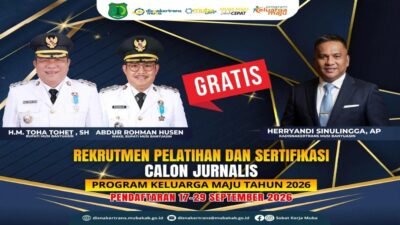 Gratis & Bersertifikat, Disnakertrans Muba Buka Pelatihan Jurnalis dan Humas