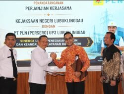 PLN UP3 Linggau dan Kejaksaan Negeri Tandatangani Perjanjian Kerja Sama