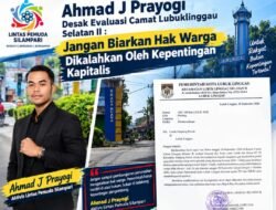 Ahmad J Prayogi Desak Evaluasi Camat Linggau Selatan II