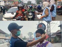 TKSK, PSM dan KT Kembali Turun ke Jalan Bagi Ribuan Masker