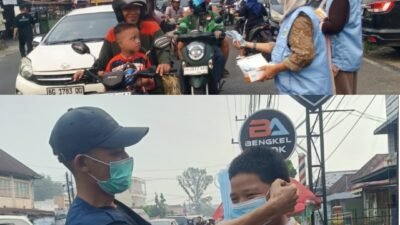 TKSK, PSM dan KT Kembali Turun ke Jalan Bagi Ribuan Masker