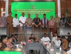 Kejari Linggau Gelar Rapat PAKEM, Perkuat Koordinasi Jaga Kerukunan Umat Beragama