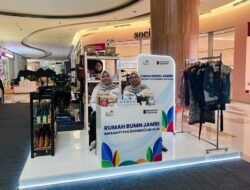Booth Rumah BUMN Jambi Hadir di Palembang Icon, PLN UID S2JB Bawa 12 UMK Binaan Perluas Pasar