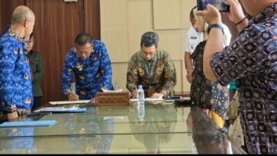 PLN UP3 Linggau & Pemkot Prabumulih Tandatangani Perjanjian Kerja Sama Terkait PBJT