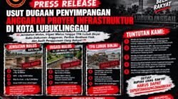 DUGAAN PENGANGGARAN BERULANG DAN KETIDAKSESUAIAN FISIK PROYEK: GEMA SILAMPARI TUNTUT PENELUSURAN PERAN PEJABAT TERKAIT